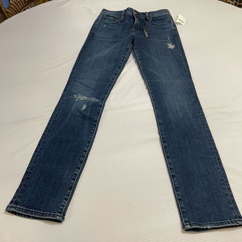 NWT J Brand Skinny Leg Mid Rise Skinny 11” Leg Opening Denim Jeans Size 25 New